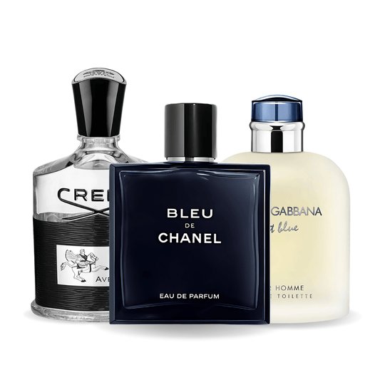 Combo Promotionnel Bleu de Chanel, Creed Aventus, Light Blue Dolce Gabbana 100ml